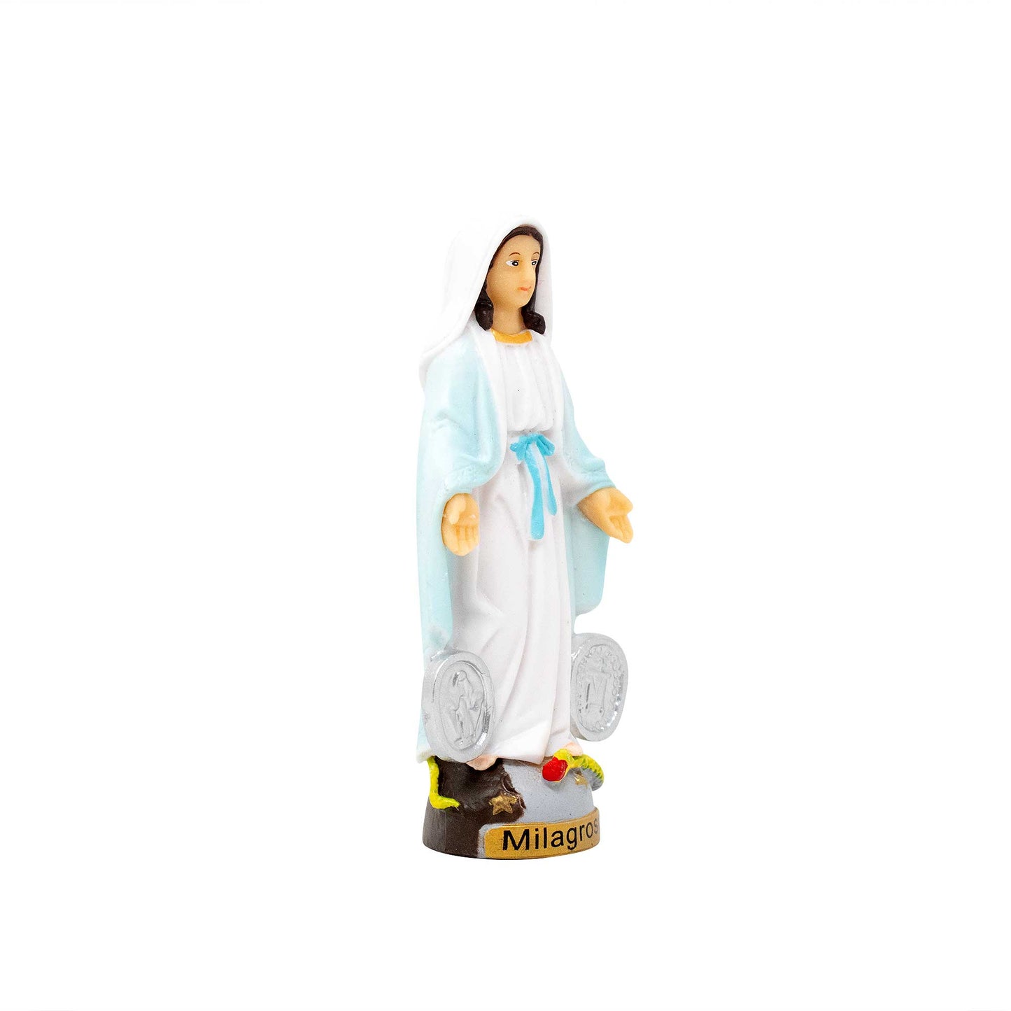 MRCJSales - Miraculous Mary Statue 12-Pack - Resin Religious Figurines - Protection, Care, Miracles - Catholic Gifts for Home & Church image 2