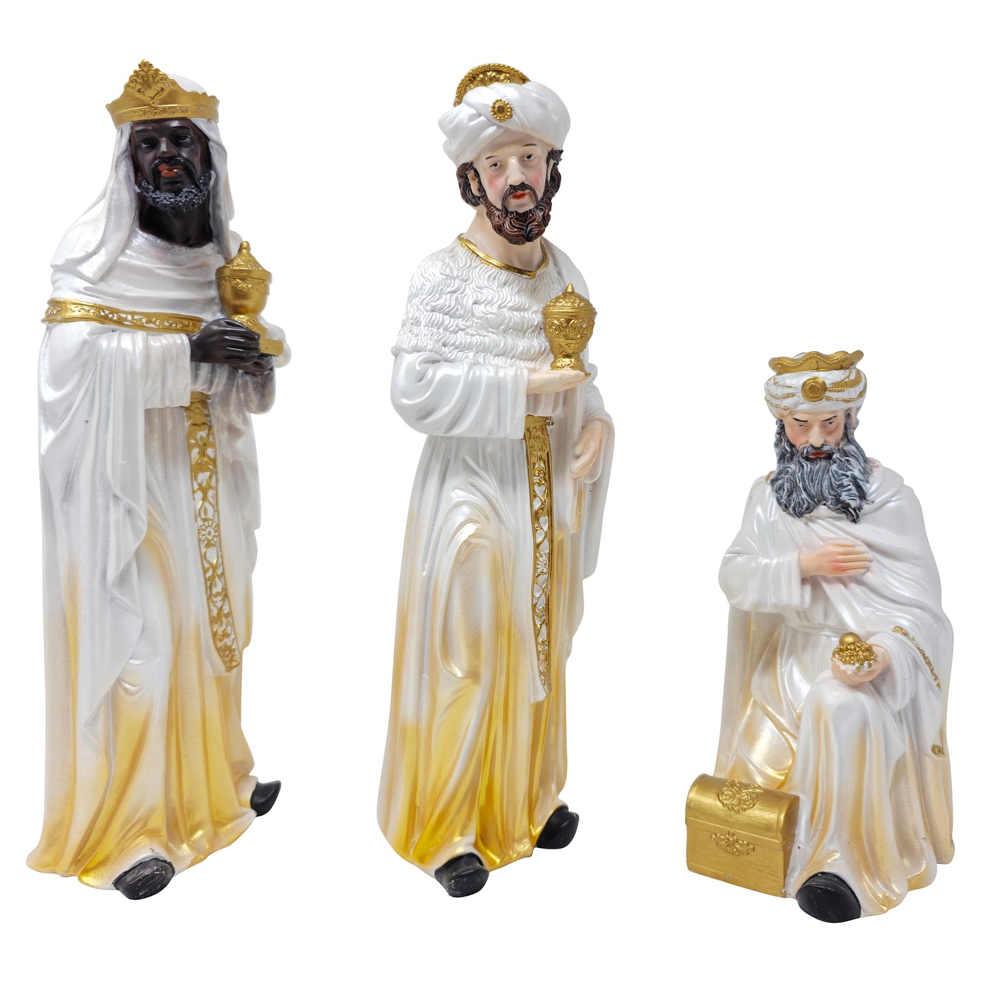 MrcjSales Nativity Set | High-Quality Resin | 12-Piece Masterpiece | Meaningful Christmas Tradition | Multipurpose Set | Exceptional Detail Design | Ideal for Devotion and Reflection Nativity Set #8 image 3