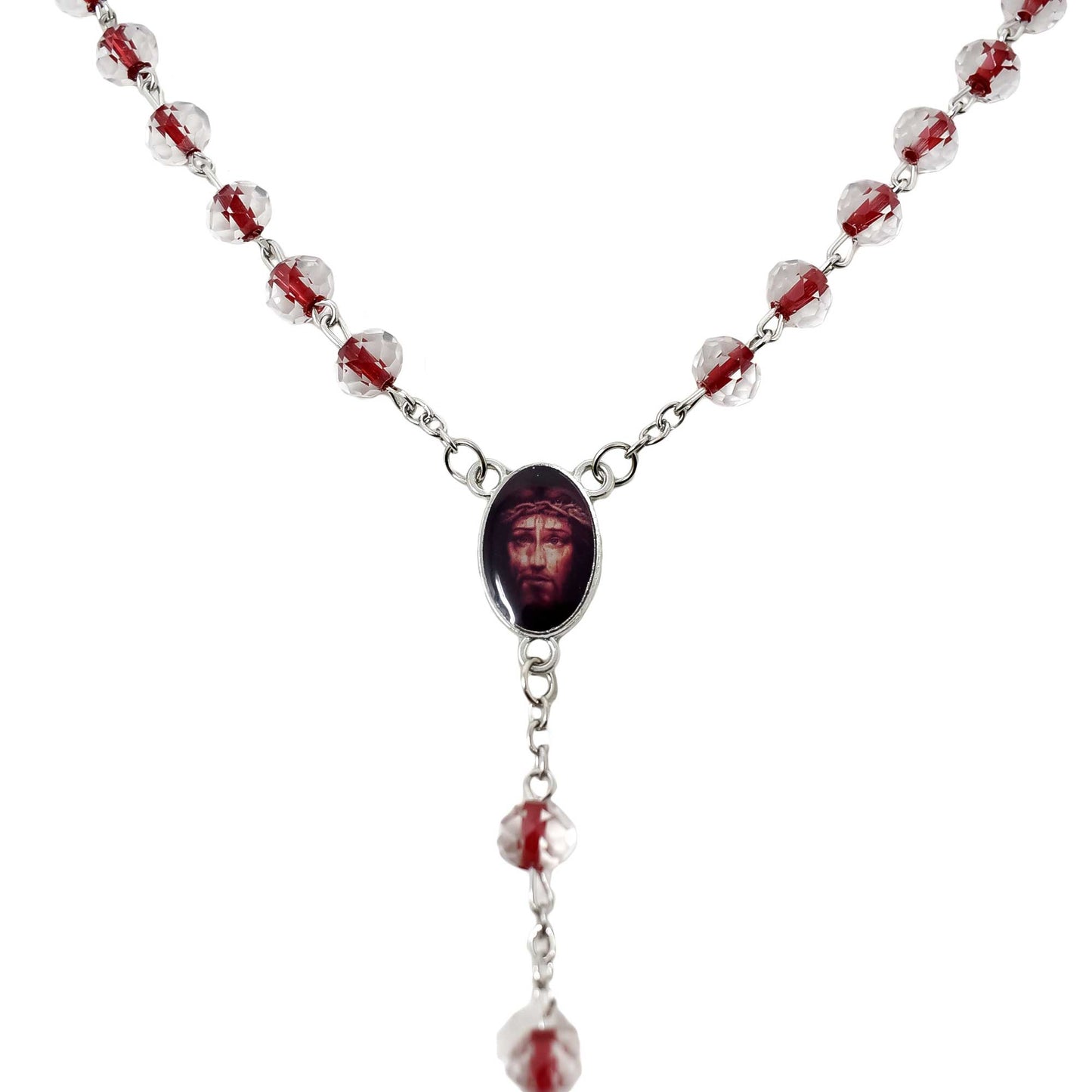 Jesus Christ Crystal Rosary image 4