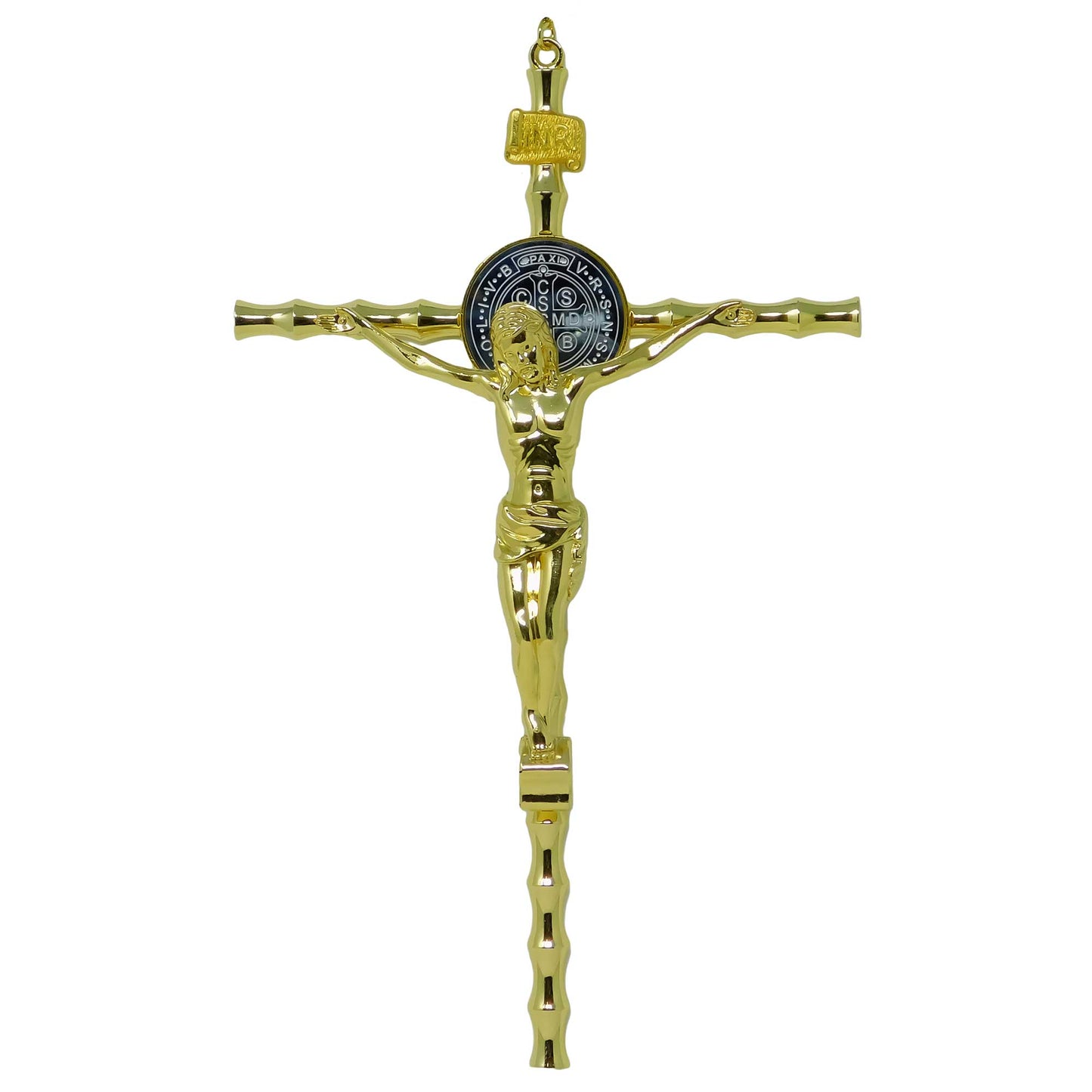 Saint Benedict Crucifix Gold image 0