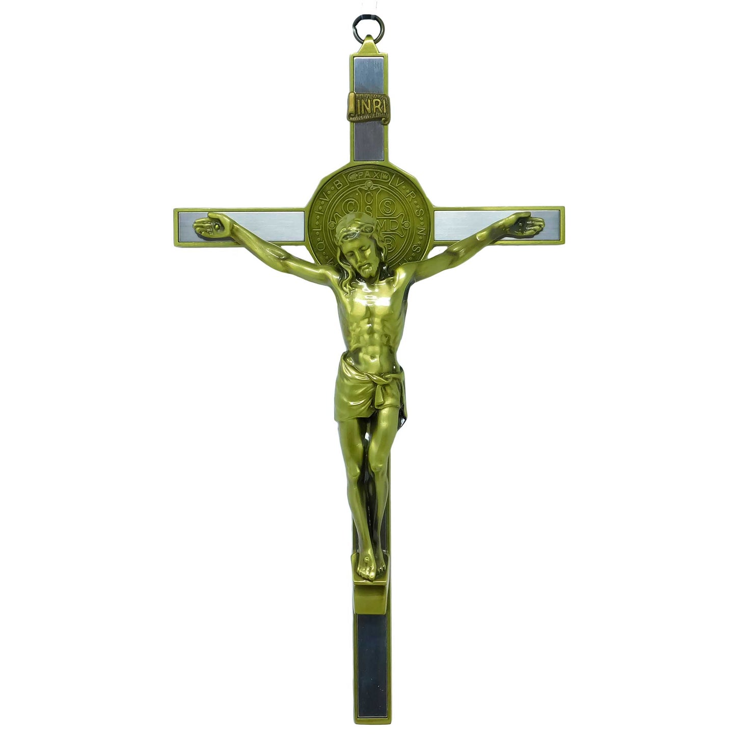 Saint Benedict Crucifix Dorado - M x 11" Inches image
