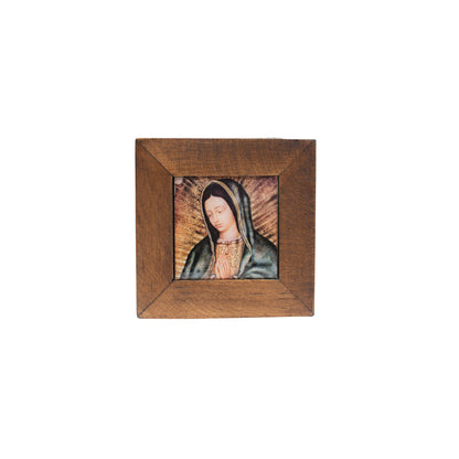 MrcjSales Our Lady of Guadalupe Jewelry Box - High-Quality Craftsmanship | Multiple Sizes | Great Gift Idea - Large - 4"x4" inches image