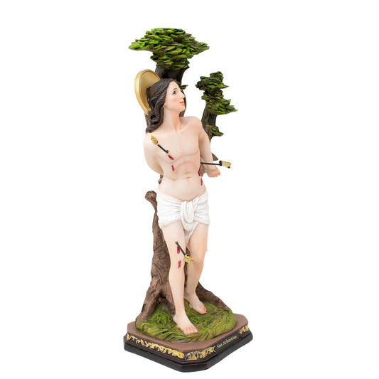 mrcjsales - St. Sabastian Resin Statues | High-Quality Church & Home Decor | Multiple Sizes | Religious Gift image 1