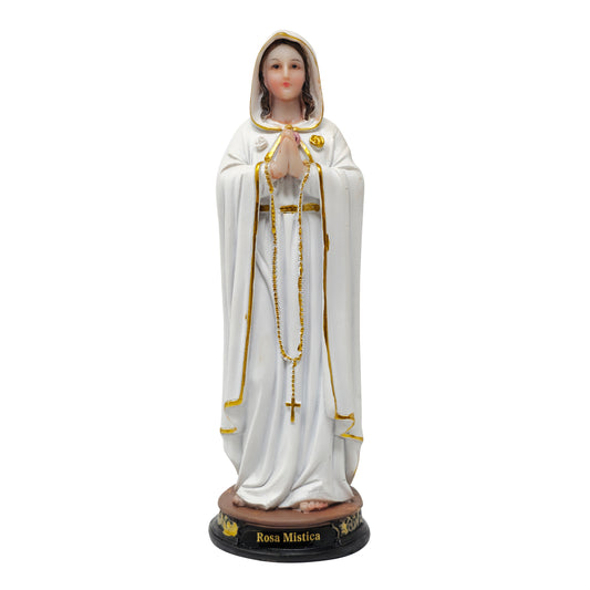MrcjSales - Mystic Rose Statue | Multiple Sizes | Resin Craftsmanship | Rosa Mistica | Church, Home Decor, Gifts - S x 8" inches image