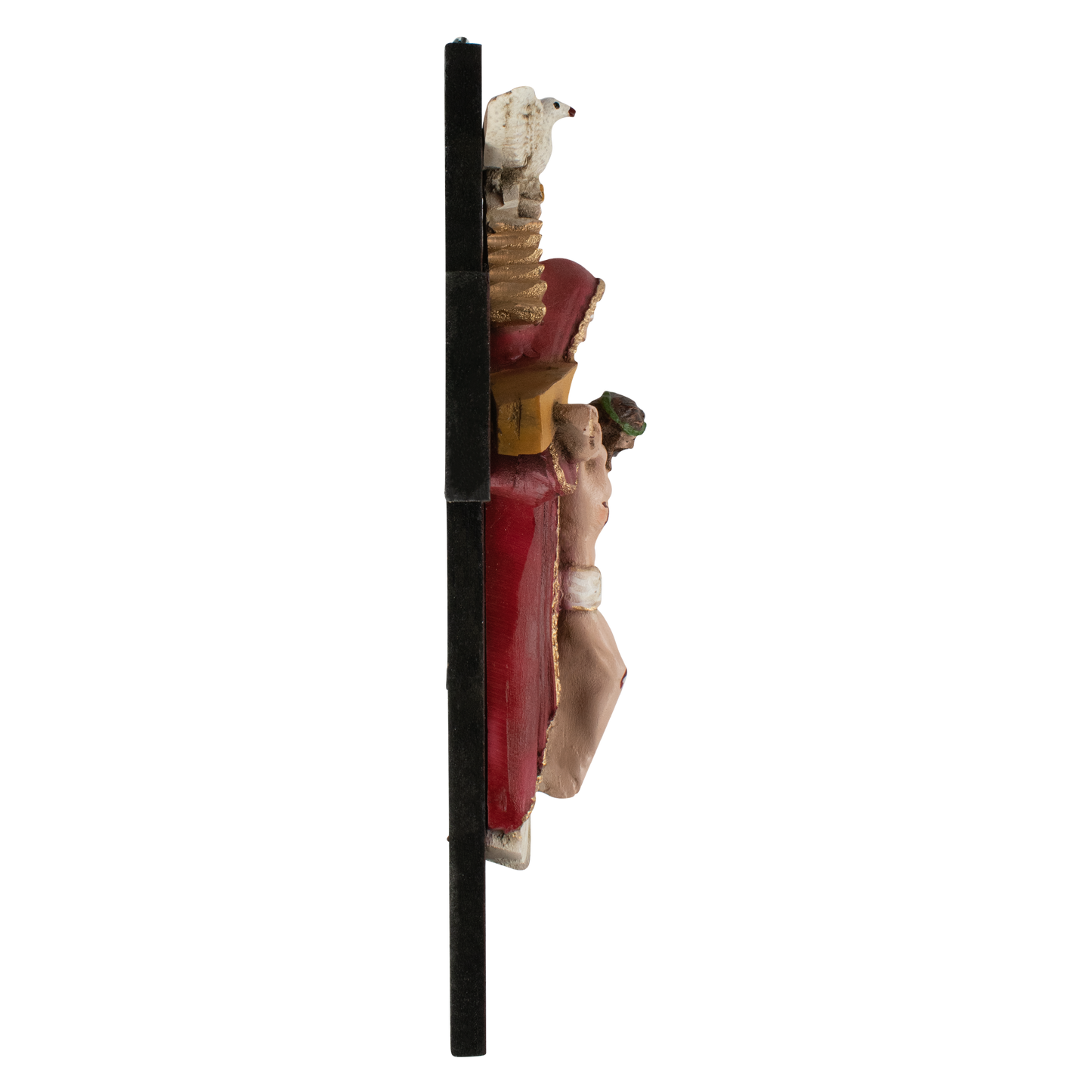Mrcjsales: Holy Trinity Red Crucifix | Santísima Trinidad| Polyester & Resin | Multiple Sizes | Made in Mexico | Perfect Christian Gift! image 7