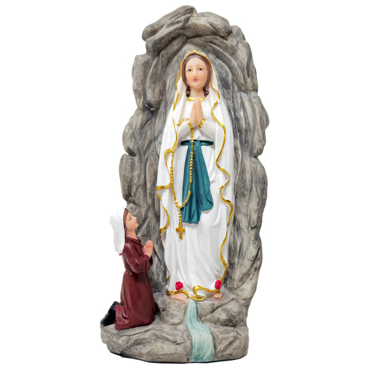 MrcjSales Our Lady Of Lourdes - Statue - Multiple Sizes | Virgen de Lourdes | Quality Resin | Church & Home Decor | Detailed Craftsmanship | Spanish Name image 0