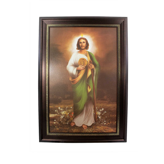 MrcjSales - Saint Judes Marco Frame | Oil Painting | Acrylic Coating | Various Sizes | Very Detailed image 0