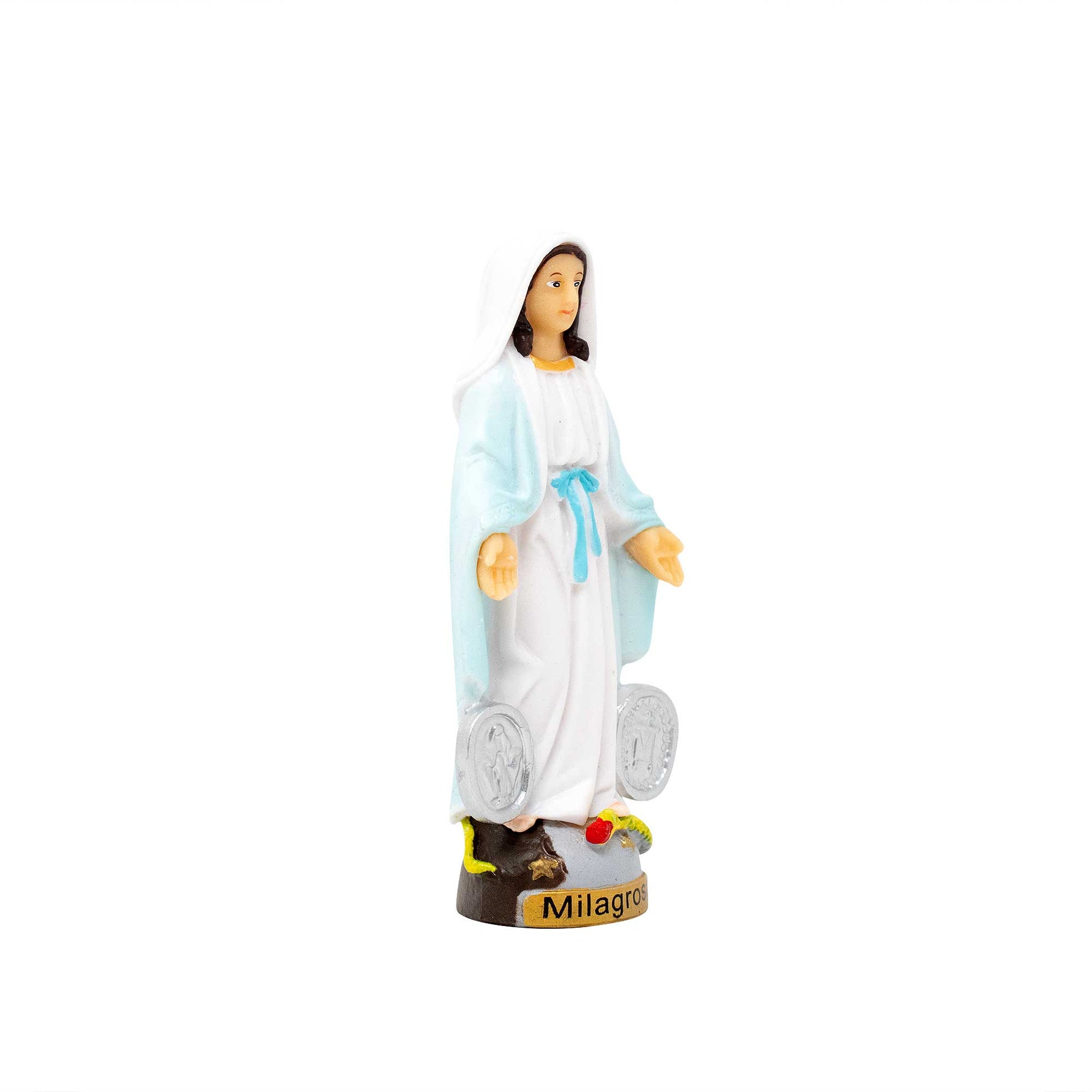 MRCJSales - Miraculous Mary Statue 12-Pack - Resin Religious Figurines - Protection, Care, Miracles - Catholic Gifts for Home & Church image 2