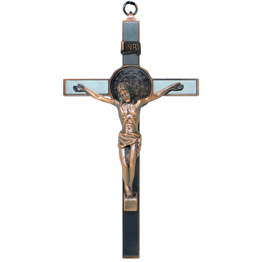 Saint Benedict Crucifix Bronze - S x 8" inches image