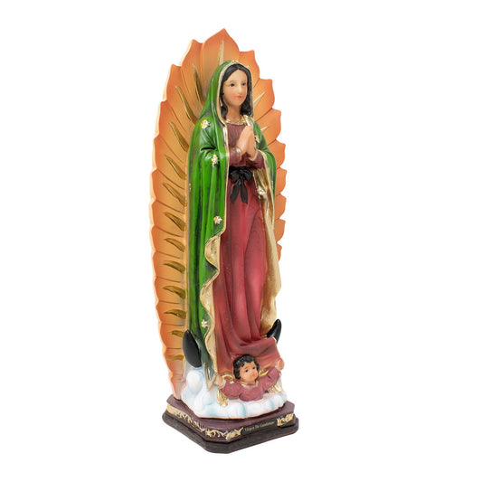 Our Lady of Guadalupe Statue 12 inch and 16 inch Resin Craftsmanship Virgen de Guadalupe Church Home Decor Gifts mrcjsales image 1