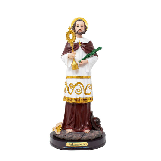 MrcjSales - Saint Ramon Nonato Statue | San Ramón Nonato | Multiple Sizes | Realistic Resin Craft | Ideal for Church, Home, Gifts image 0