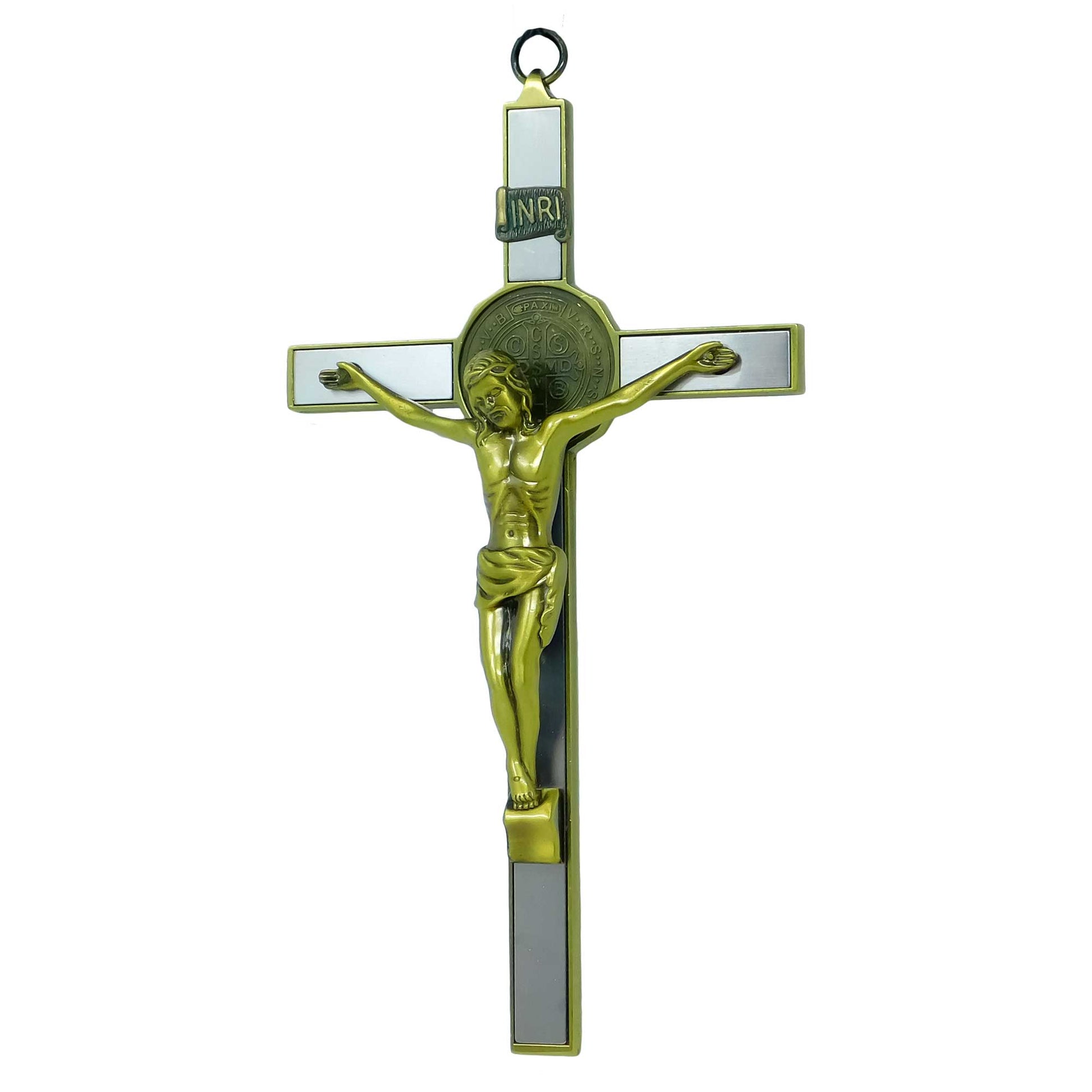 Saint Benedict Crucifix Dorado image 1