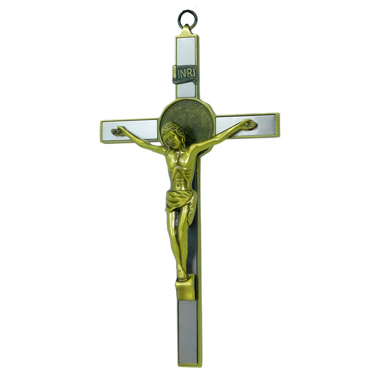Saint Benedict Crucifix Dorado image 1