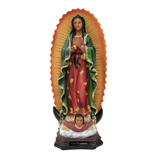 Our Lady of Guadalupe Statue, 8, 12, 16, 24 Inches, Resin, Perfect for Church, Home Decor, Religious Gift, Virgen de Guadalupe Statue mrcjsales image 0