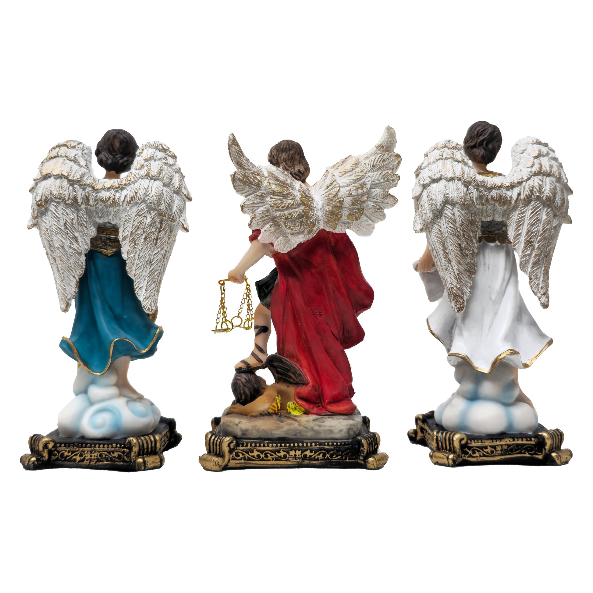 Archangels Gabriel, Raphael, Michael Set Detailed Resin Statues san miguel,gabriel, rafael Beautiful Religious Gift for Christian Believers - MrcjSales image 10