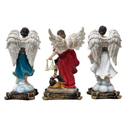 Archangels Gabriel, Raphael, Michael Set Detailed Resin Statues san miguel,gabriel, rafael Beautiful Religious Gift for Christian Believers - MrcjSales image 10