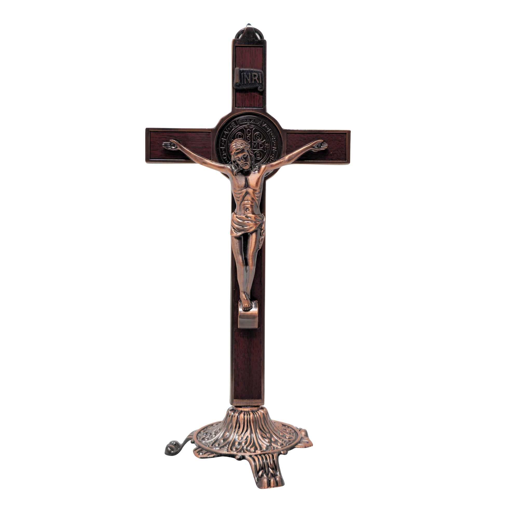 mrcjsales - Saint Benedict Crucifix – Cafe w/Base - Versatile Hanging or Standing Cross - Ideal Gift - Multiple Sizes - Protective Box image 9