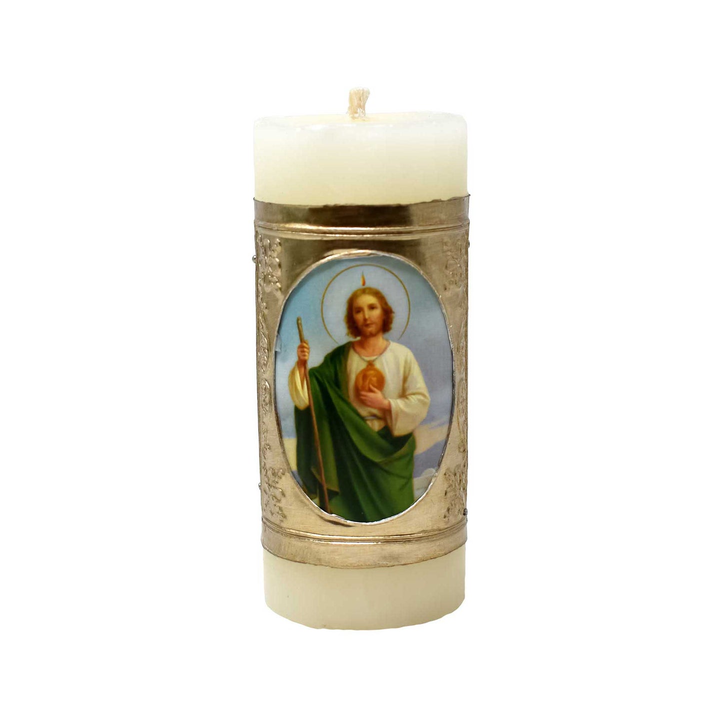 mrcjsales - St. Judas Easter Mini Wax Candles - 12-Pack 3" Inches - Pure Wax - Off-White - Versatile Decoration & Prayer Support image 0
