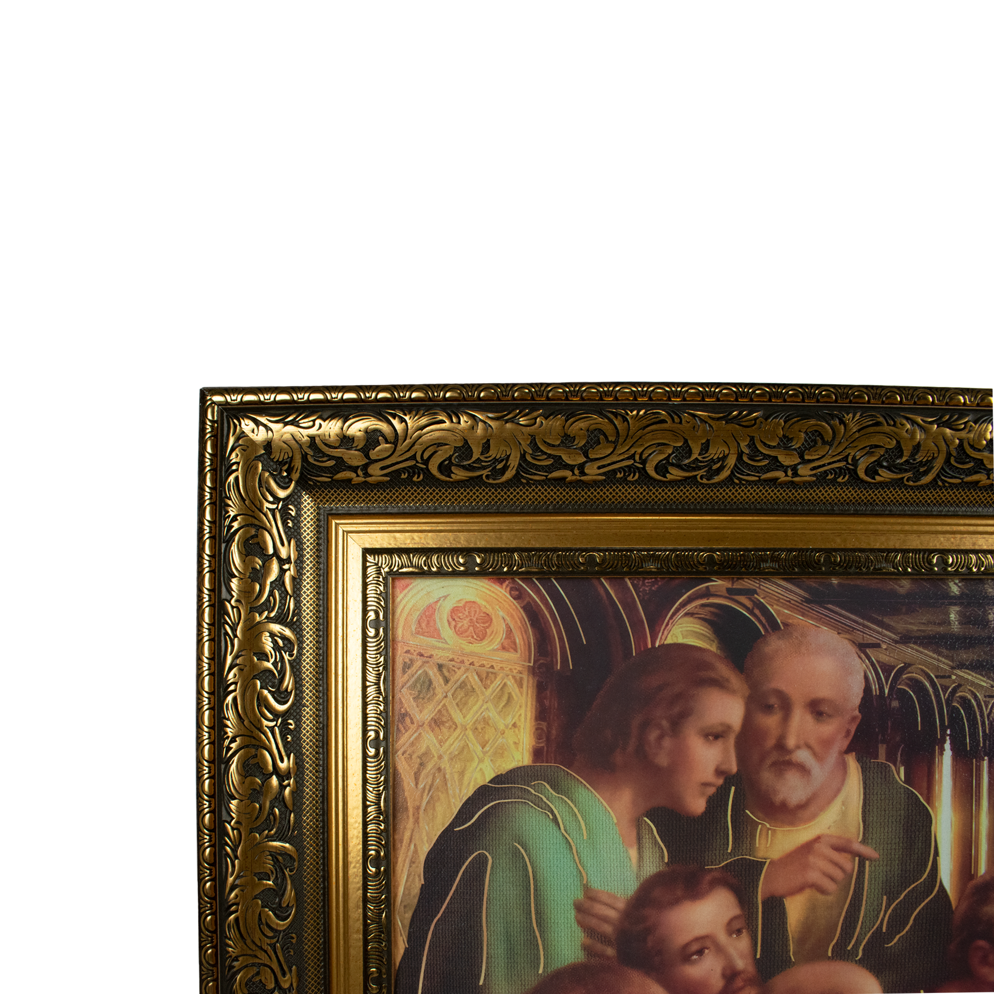 The Last Supper Elegant Gold Frame image 1