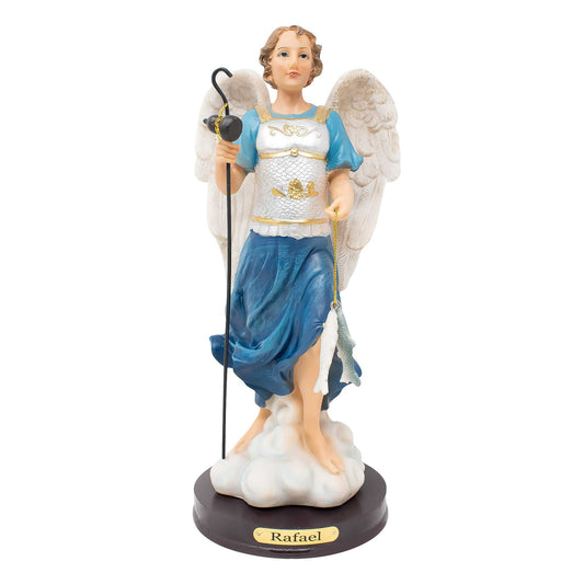 MRCJSales Archangel St. Rafael Statue - Beautiful Religious Gift - Multiple Sizes for Church, Home, and Celebrations image 0
