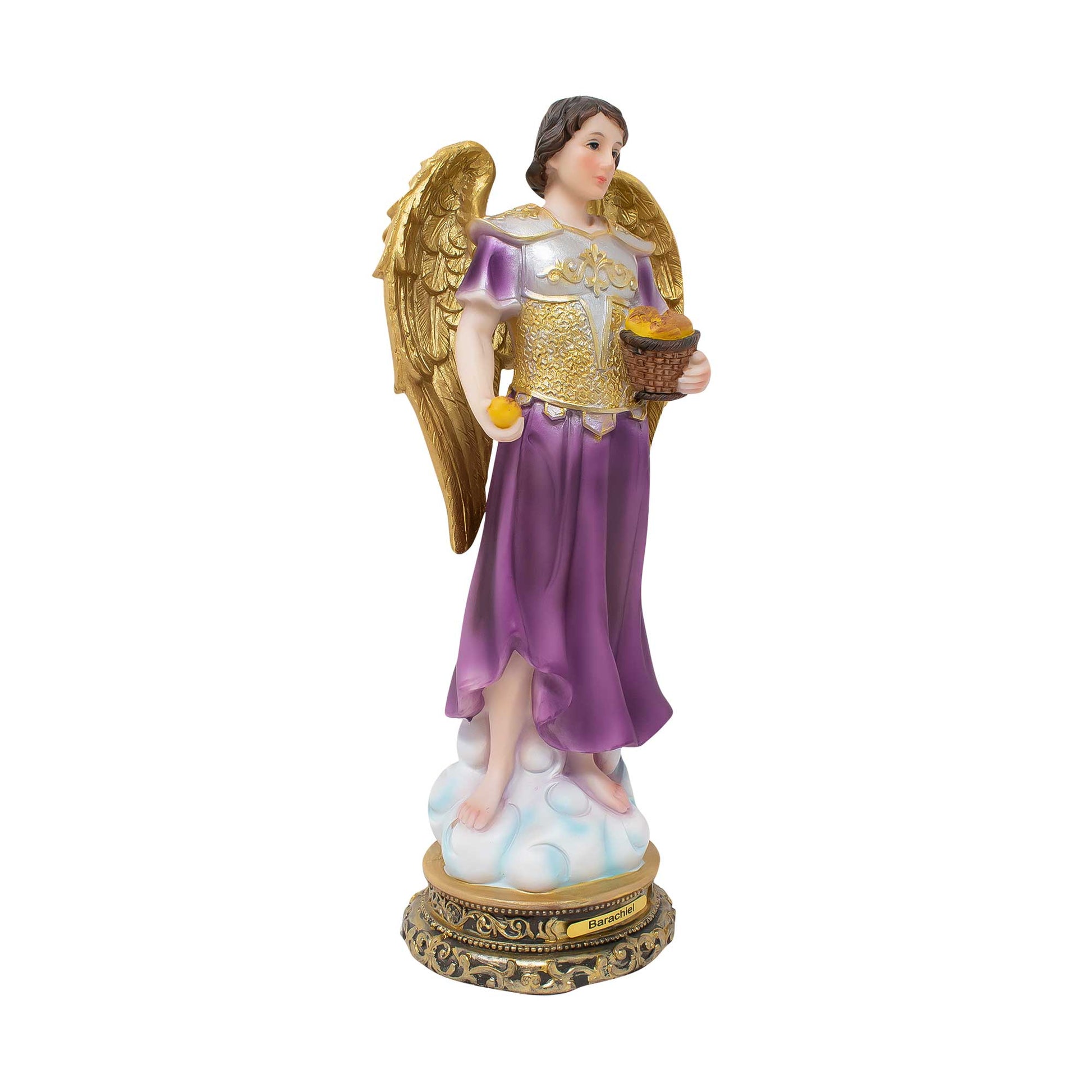 MrcjSales - Archangel Barachiel Statue | Multiple Sizes | Resin Craftsmanship | Ideal for Church, Home Decor, Gifts image 1