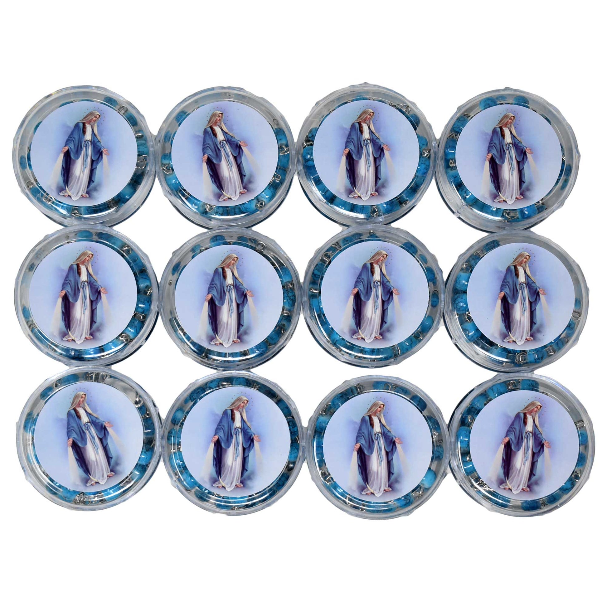 Miraculous Virgin Marble Rosary image 6