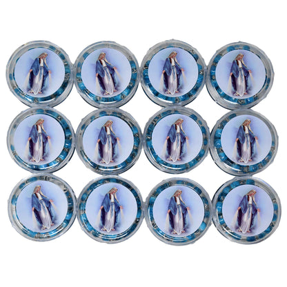 Miraculous Virgin Marble Rosary image 6