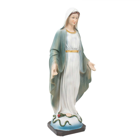 MrcjSales - Miraculous Virgin Resin Statues | Virgen Milagrosa | Multiple Sizes | High-Quality Craftsmanship | Ideal for Church, Home Decor, Gifts image 1