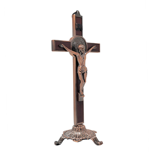 mrcjsales - Saint Benedict Crucifix – Cafe w/Base - Versatile Hanging or Standing Cross - Ideal Gift - Multiple Sizes - Protective Box image 10