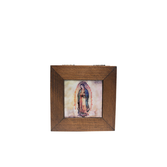 MrcjSales Our Lady of Guadalupe Jewelry Box - A Place for Your Jewelry | Detailed Craftsmanship | Available in Two Sizes image 0