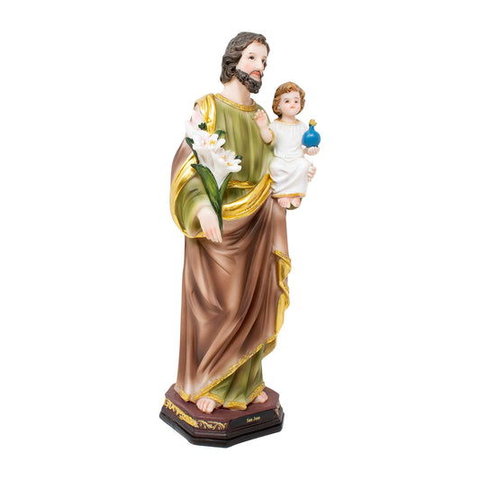 MrcjSales - Saint. Joseph Statue | Multiple Sizes | Resin Craftsmanship | San Jose Engraved | Church, Home Decor, Gifts, Prayers image 1