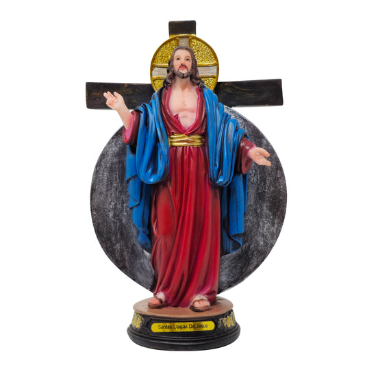 MrcjSales - Holy Wounds of Jesus Statue | Santas Llagas de Jesús | Multiple Sizes | Ideal for Church, Home Decor, Gifts, Celebrations image 5