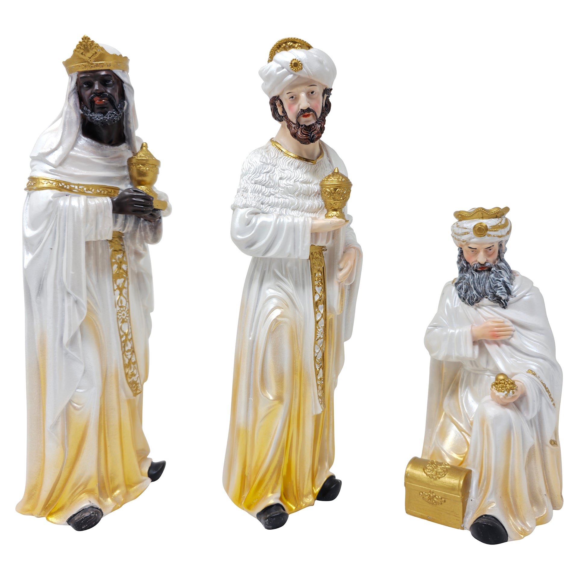 MrcjSales Nativity Set | High-Quality Resin | 12-Piece Masterpiece | Meaningful Christmas Tradition | Multipurpose Set | Exceptional Detail Design | Ideal for Devotion and Reflection Nativity Set #8 image 3