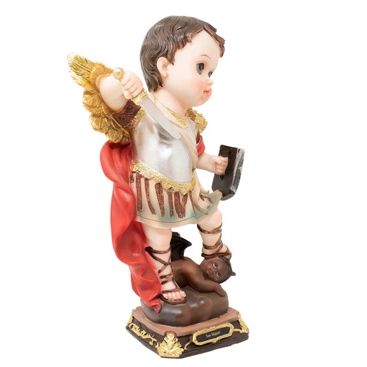 MrcjSales - St. Michael Archangel Infinite Statue | San Miguel Arcangel Infinito | Multiple Sizes | Church Decor, Home Gifts, Prayers image 1
