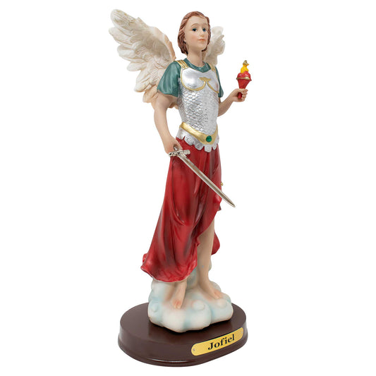 MRCJSales Archangel St. Jophiel Statue - Vibrant Resin Gift - Multiple Sizes for Church, Home, or Special Occasions image 1