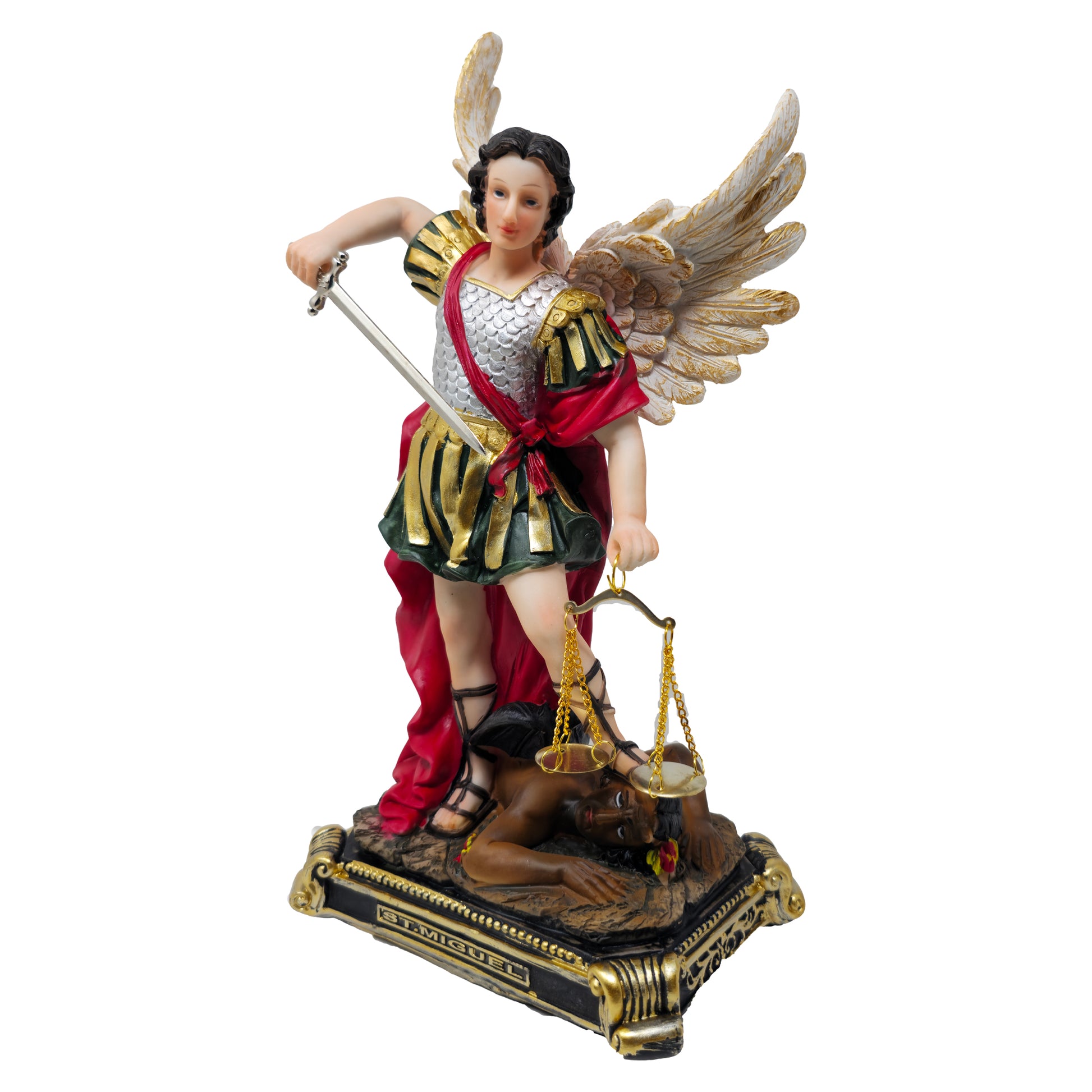 Archangels Gabriel, Raphael, Michael Set Detailed Resin Statues san miguel,gabriel, rafael Beautiful Religious Gift for Christian Believers - MrcjSales image 4