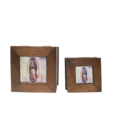 MrcjSales Our Lady of Guadalupe Jewelry Box - A Place for Your Jewelry | Detailed Craftsmanship | Available in Two Sizes image 1