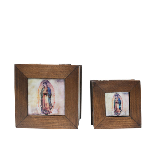 MrcjSales Our Lady of Guadalupe Jewelry Box - A Place for Your Jewelry | Detailed Craftsmanship | Available in Two Sizes image 1