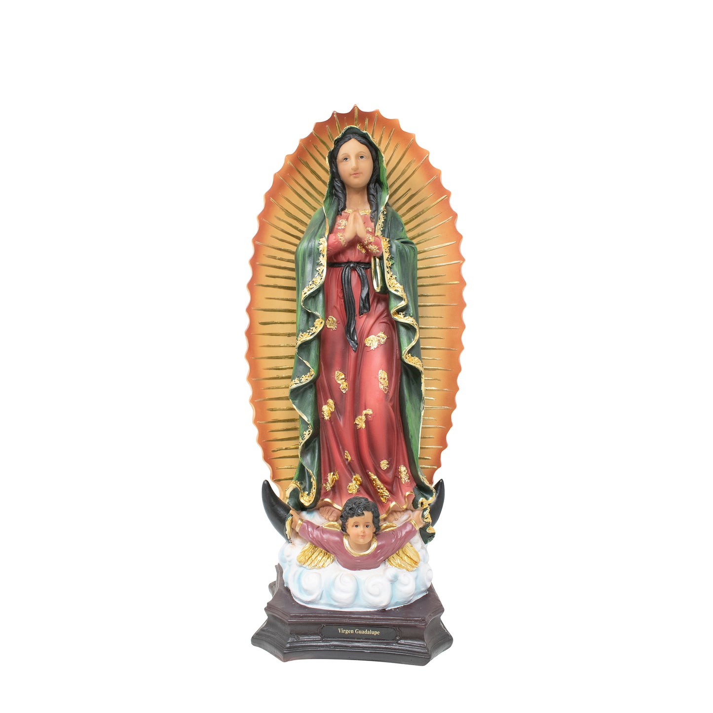 Our Lady of Guadalupe Statue, 8, 12, 16, 24 Inches, Resin, Perfect for Church, Home Decor, Religious Gift, Virgen de Guadalupe Statue mrcjsales image 5