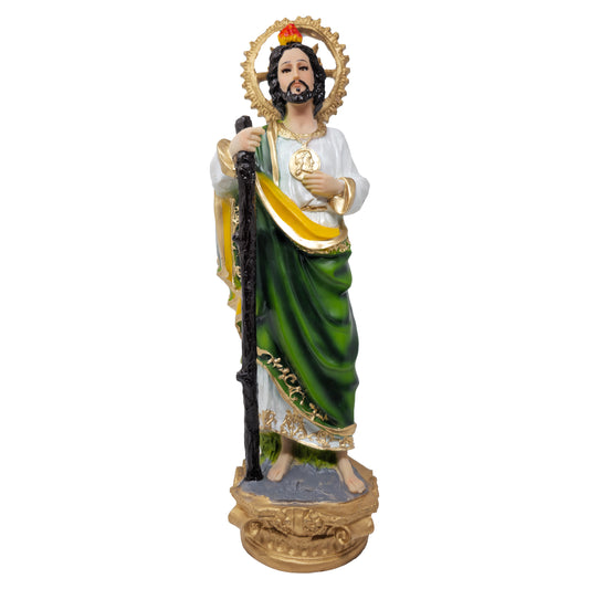 Saint Jude 20 Inch Statue San Judas Resin Detailed Design Patron Saint of Lost Causes Catholic Decor Gift image 0