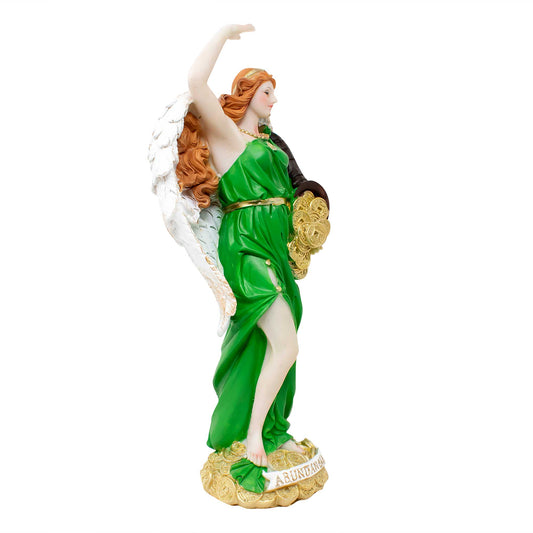 MrcjSales - Angel Abundance Resin Statue | Multiple Sizes | Detailed Craftsmanship | Spanish Name | Spiritual Decor image 1