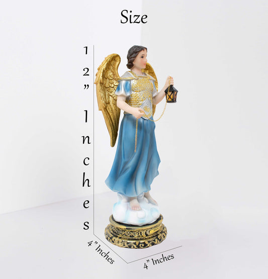 MrcjSales - Archangel Zadkiel Resin Statues | Multiple Sizes for Church Services, Home Decor, Gifts | Spanish Name Zadaquiel | Revered Figure in Catholicism image 2