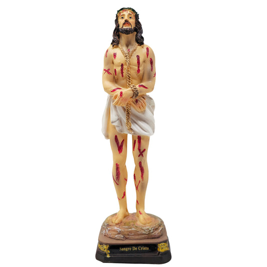 MrcjSales - Blood of Christ Resin Statue | Multiple Sizes | Detailed Quality | Catholic Home Décor | Perfect Gift for Faithful - S x 8" inches image