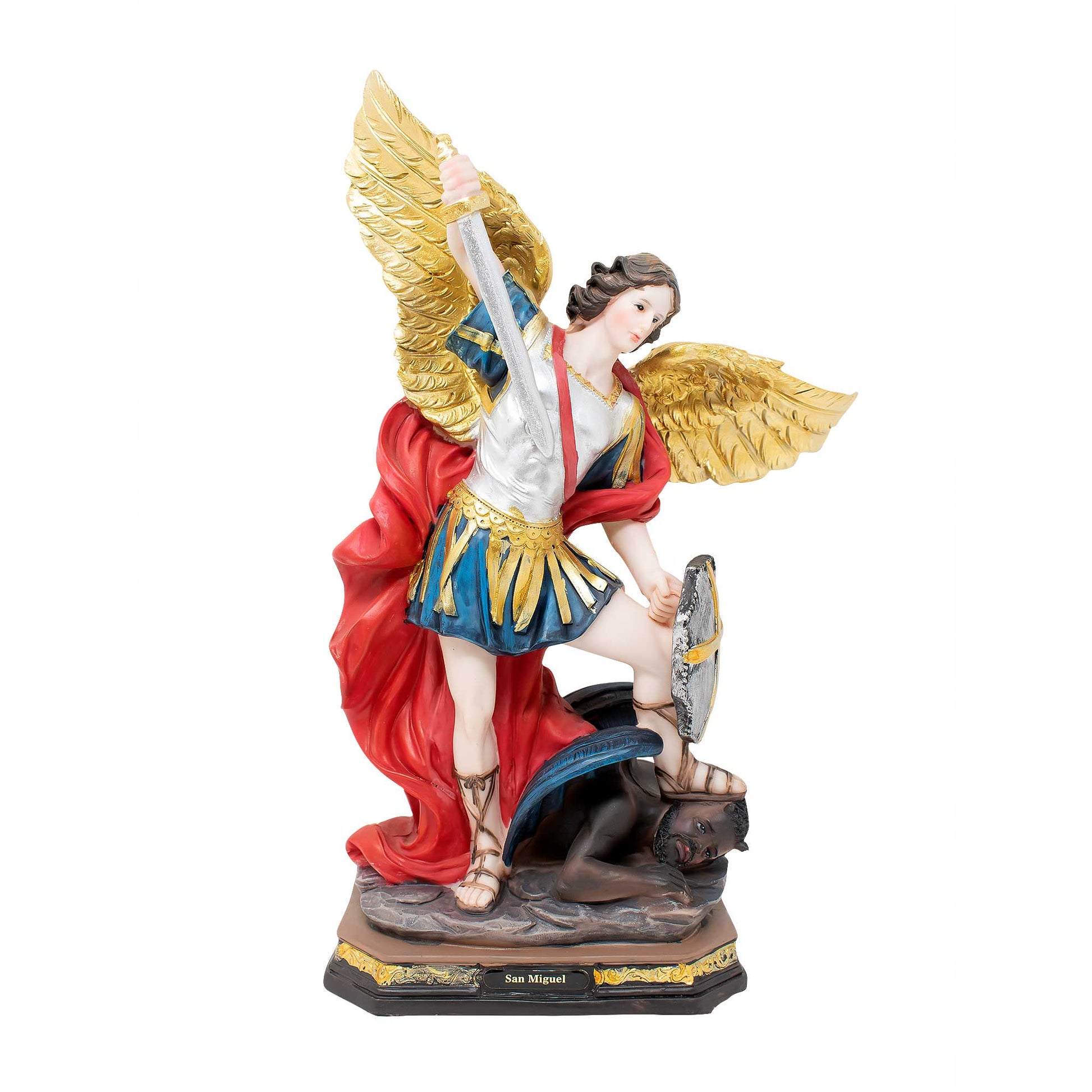 MrcjSales - Saint Michael Archangel Statue | San Miguel | Multiple Sizes | Ideal for Church, Home Decor, Gifts image 0