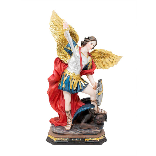 MrcjSales - Saint Michael Archangel Statue | San Miguel | Multiple Sizes | Ideal for Church, Home Decor, Gifts image 0