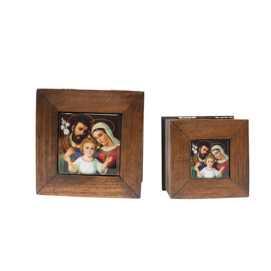 MrcjSales Holy Family Jewelry Box - Elegant Design | Perfect for Any Occasion | Great Gift Idea | Multiple Sizes image 1