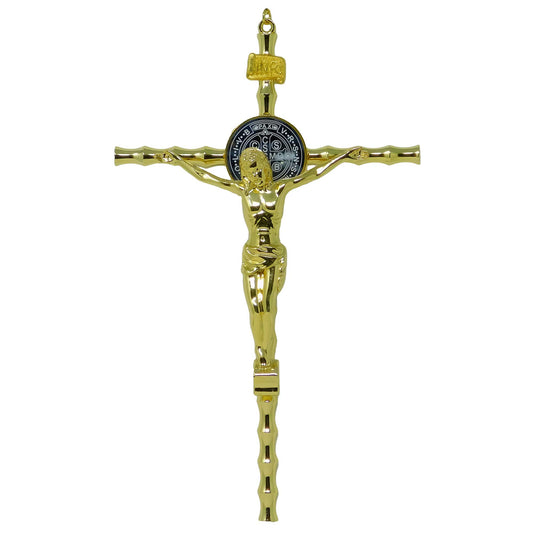 Saint Benedict Crucifix Gold image 0
