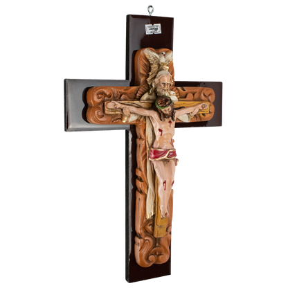 Mrcjsales: Holy Trinity Crucifix | Santísima Trinidad Cruz | Polyester & Resin | Unique Design | Multiple Sizes | Made in Mexico | Perfect Christian Gift! image 6
