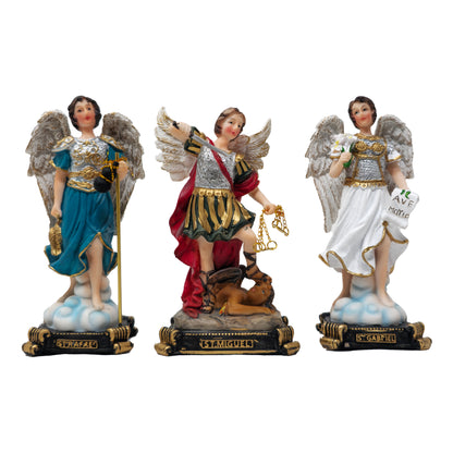 Archangels Gabriel, Raphael, Michael Set Detailed Resin Statues san miguel,gabriel, rafael Beautiful Religious Gift for Christian Believers - MrcjSales image 9