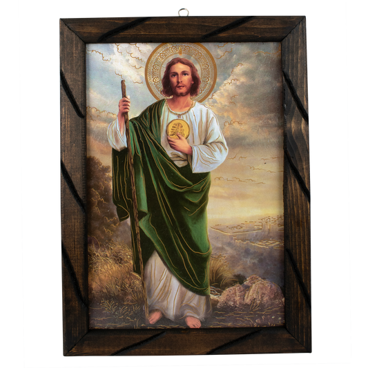 Mrcjsales - Saint Judas Original - Symbolism for Home Decor. Unique Gift for Spiritual Comfort, Hope, and Love - Multiple Sizes Available! image 1